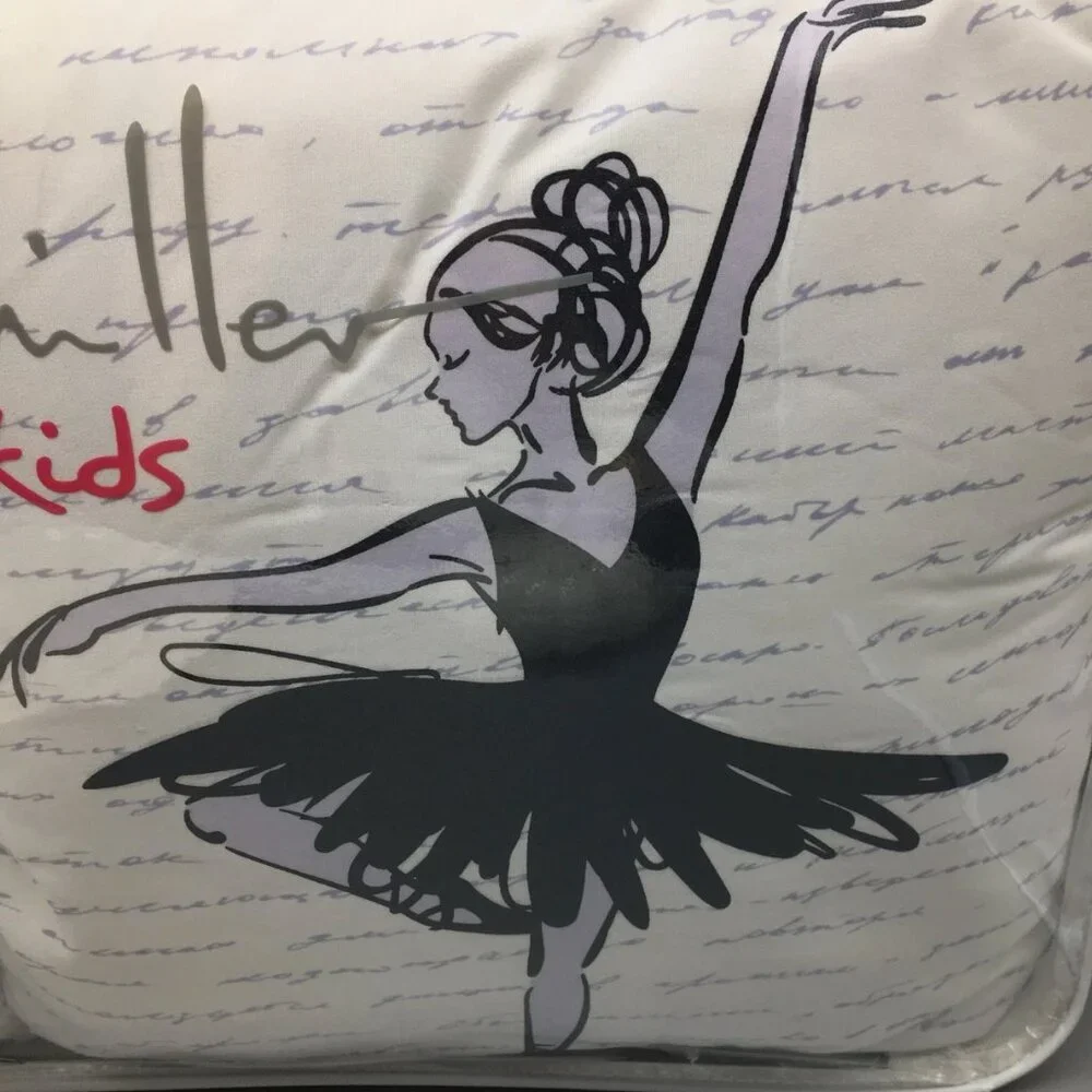 5pc Nicole Miller Ballerina TWIN Comforter Set Lavender Paris Eiffel Tower Dance